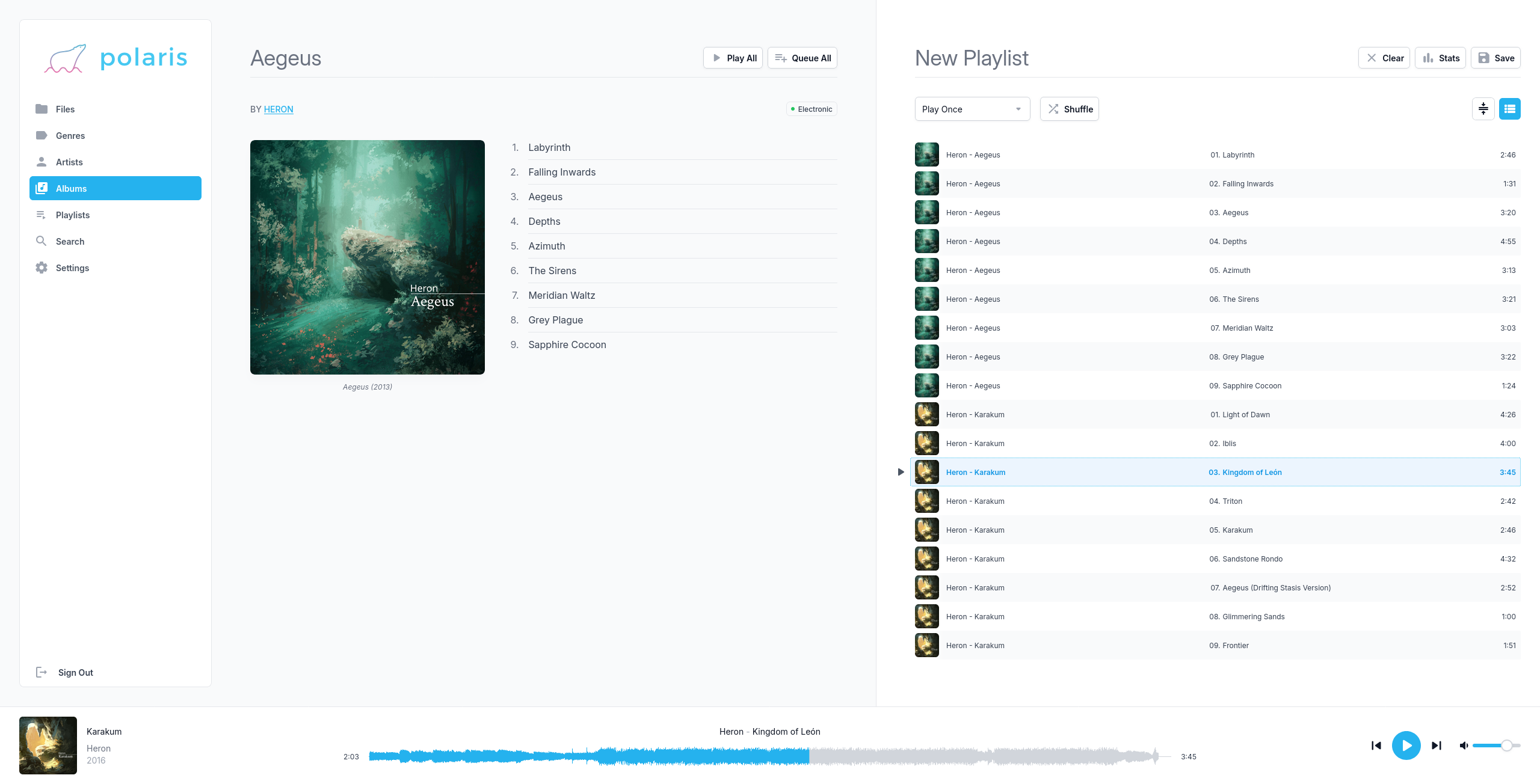 Polaris Web UI