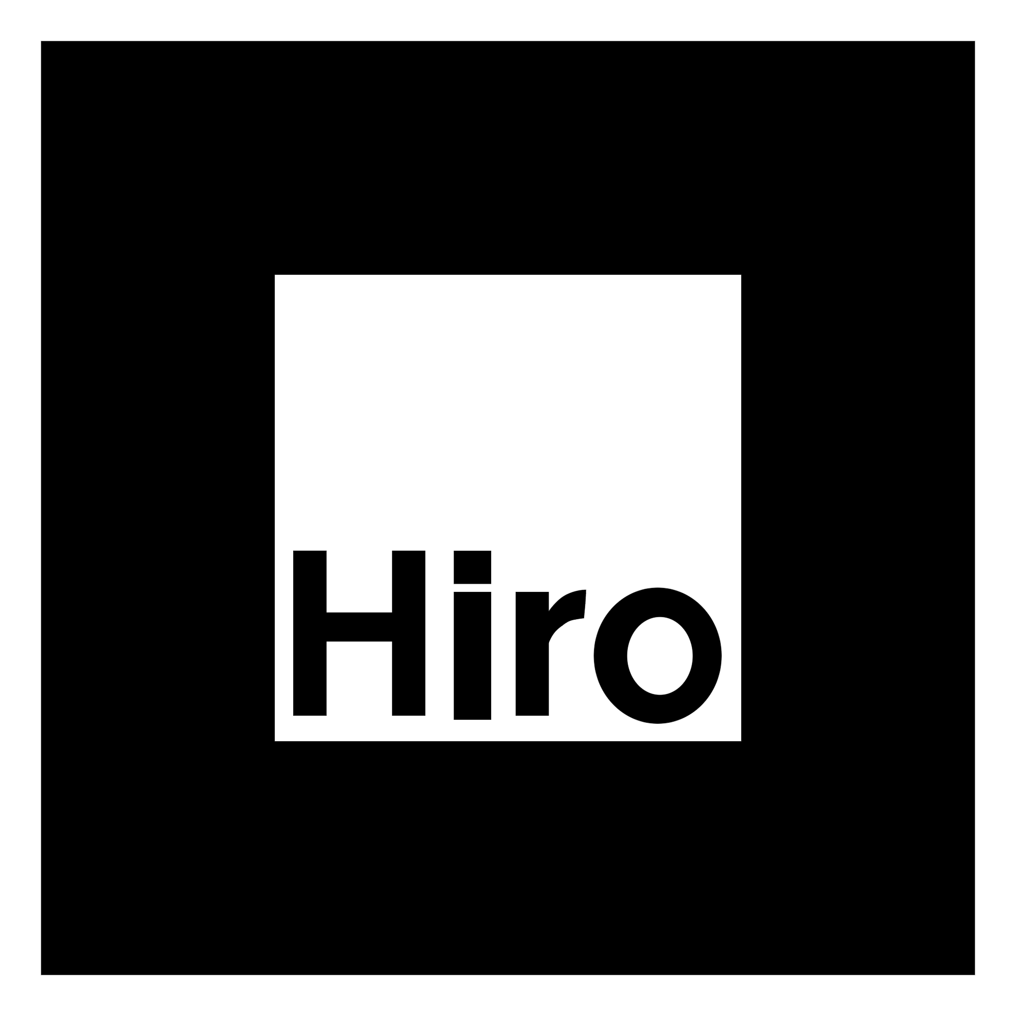 Exemplo de Marcador Hiro