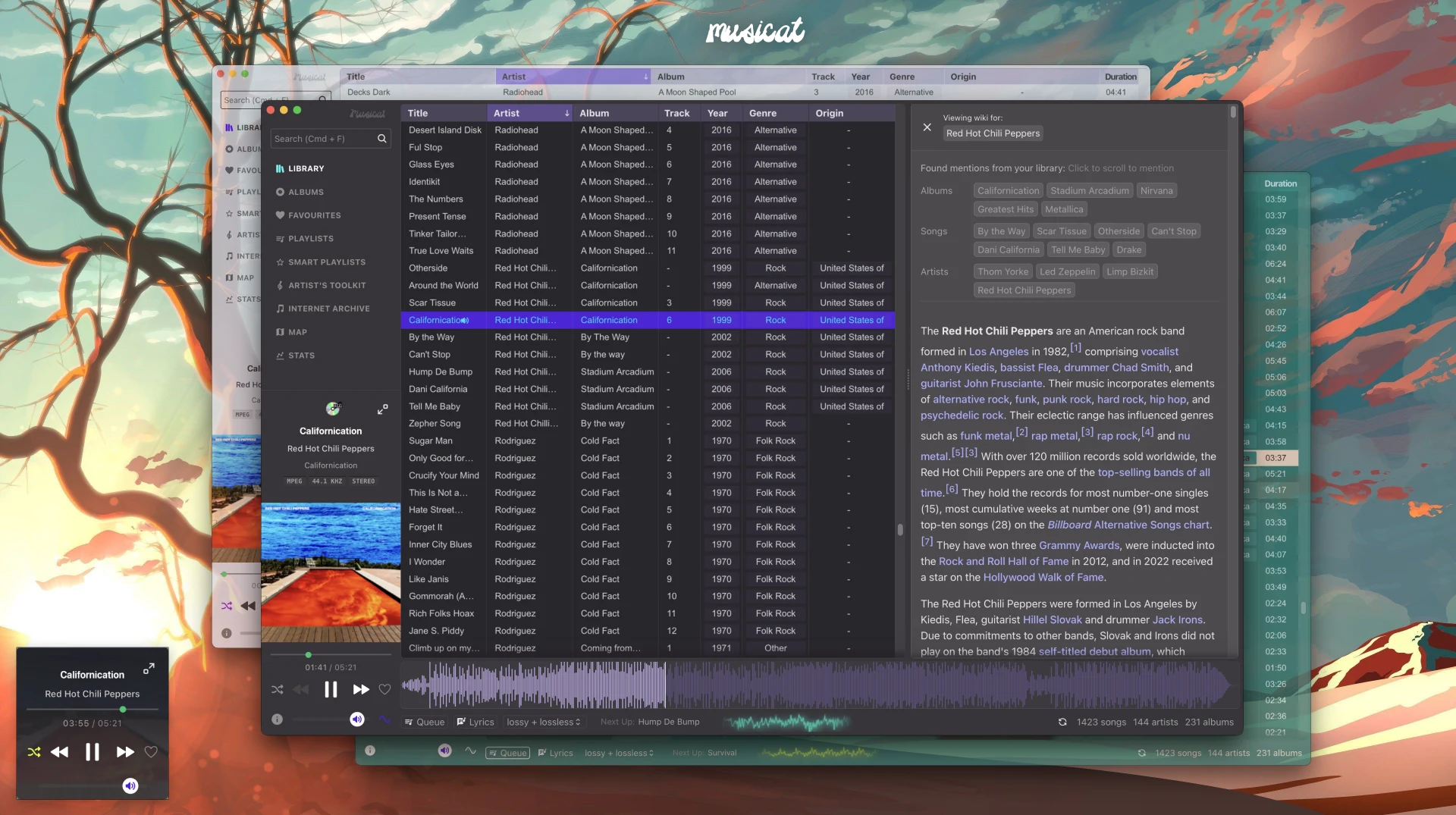 Musicat Interface