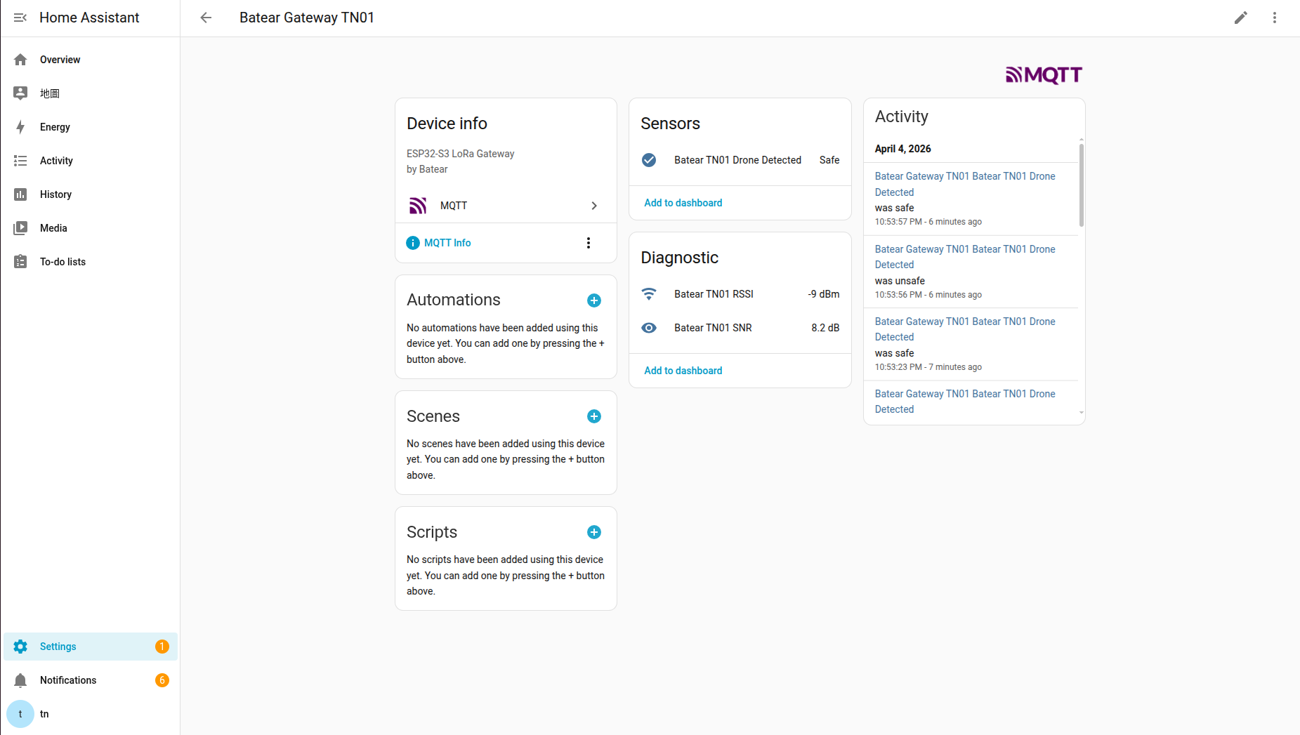 Home Assistant Dashboard