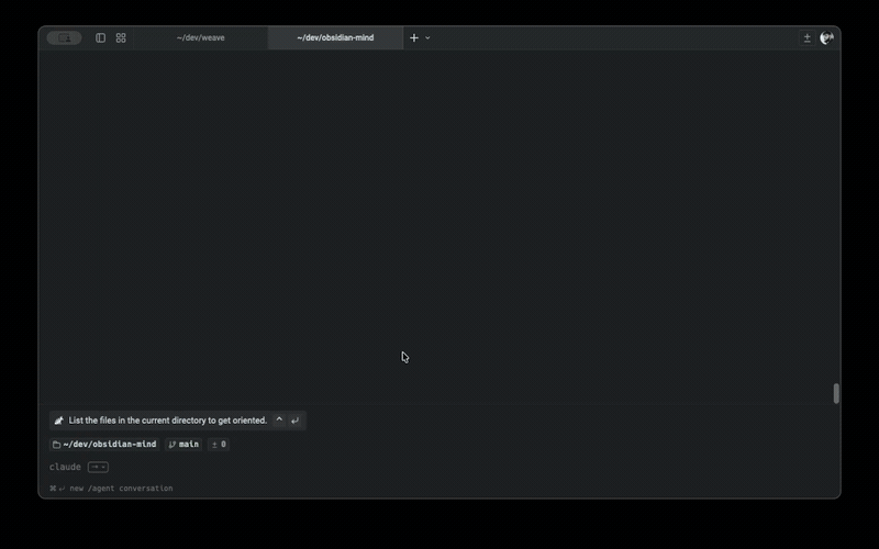 Obsidian Mind demo