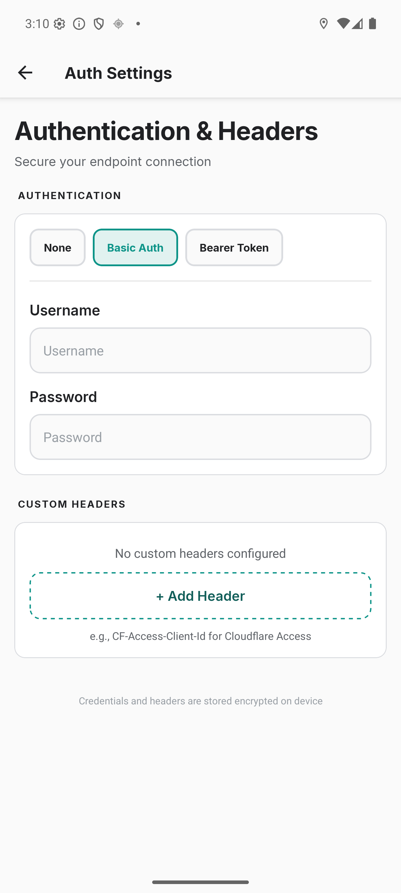 Authentication