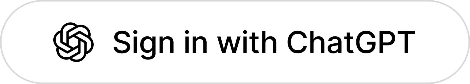 Sign in with ChatGPT