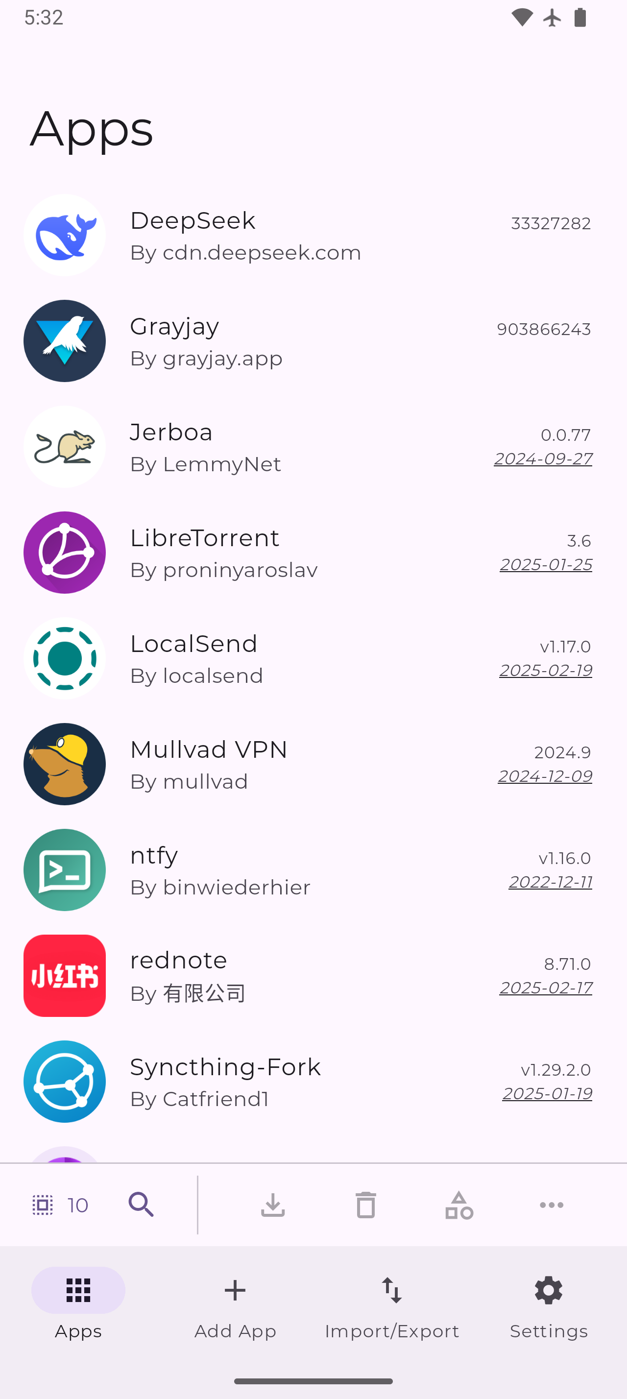 Interface example