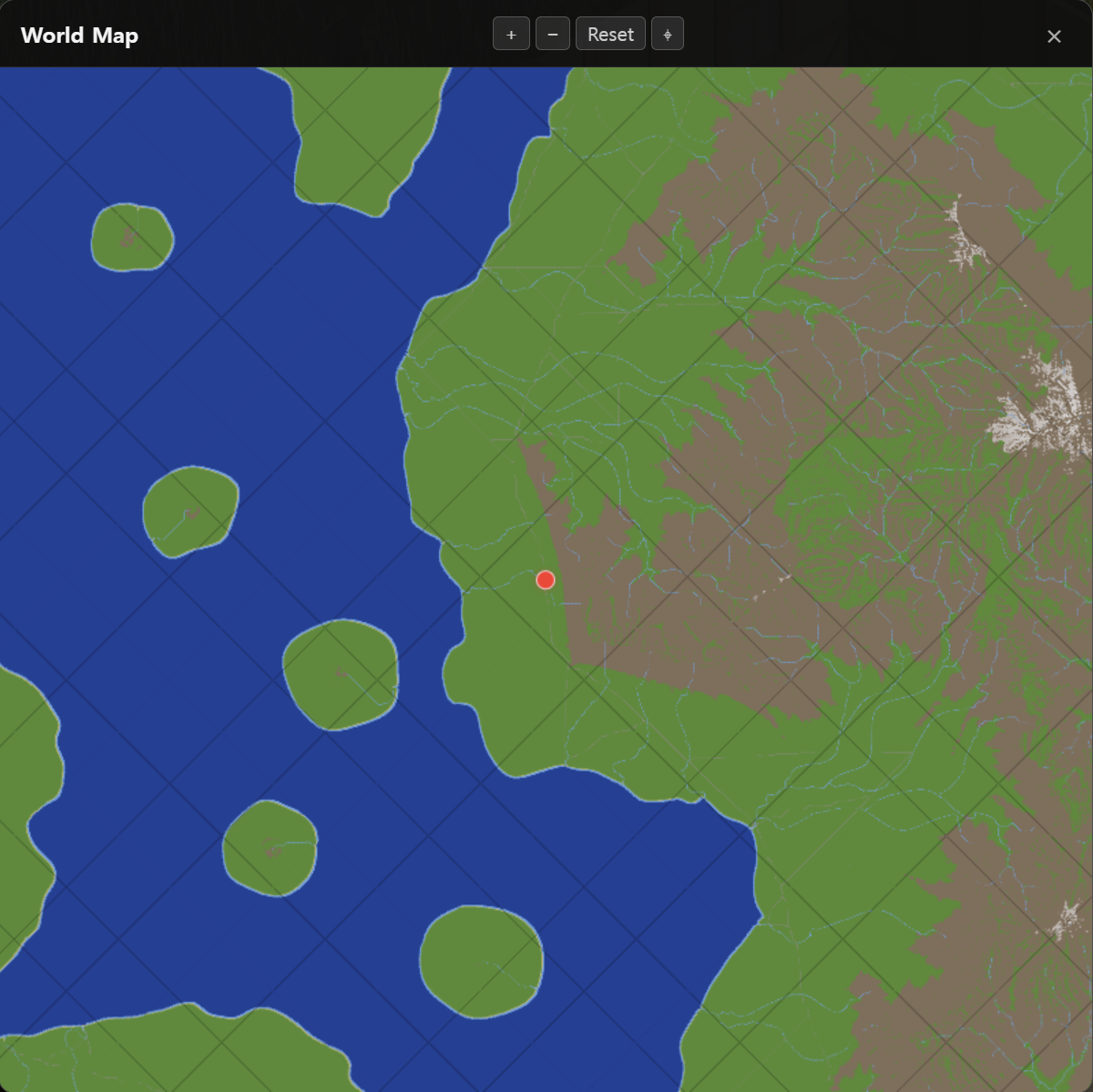 Procedural world map