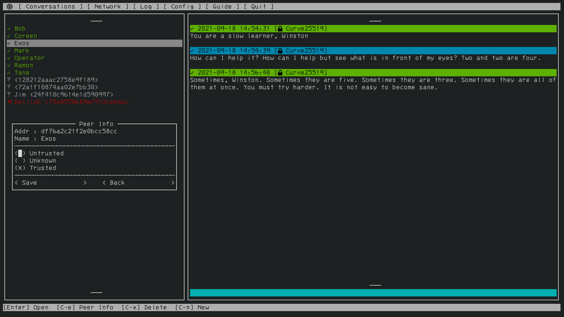 Nomad Network Interface