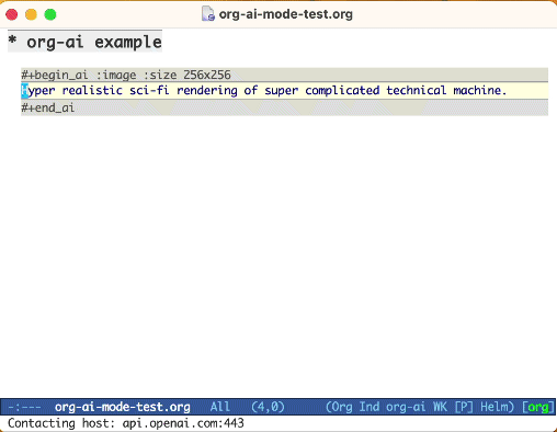 Image generation example