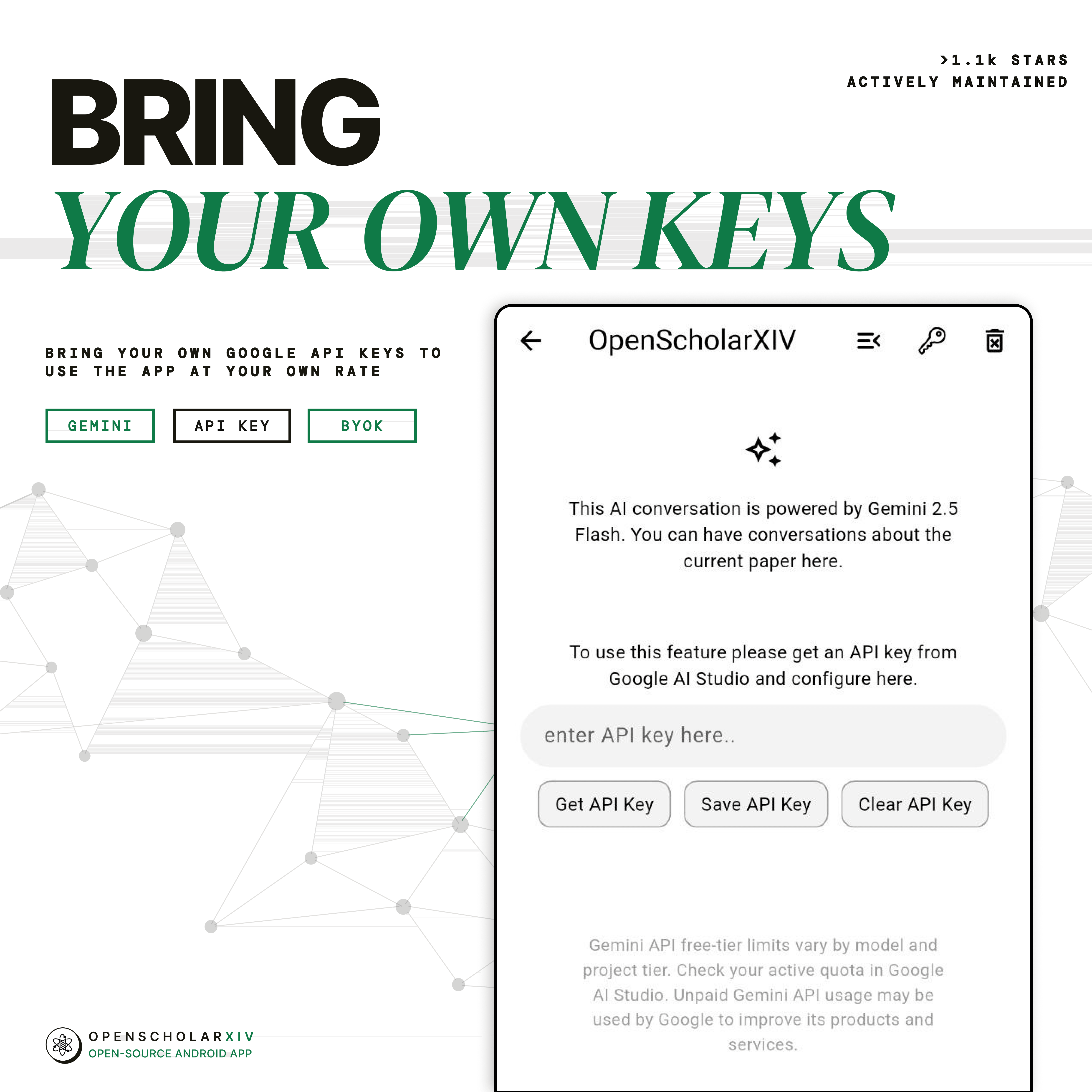 Bring your own keys