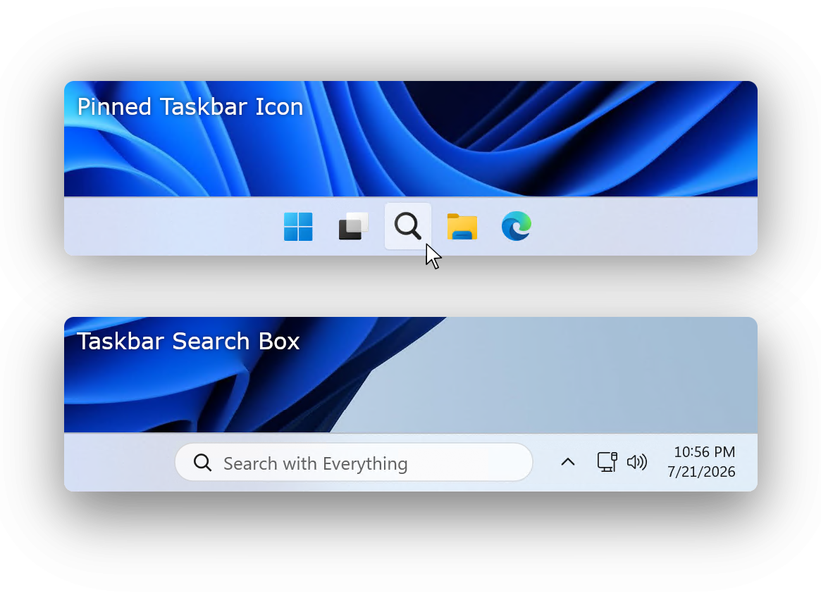 Taskbar display modes