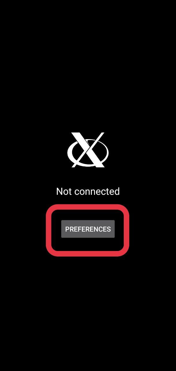 Impostazioni Termux:X11 sulla schermata iniziale