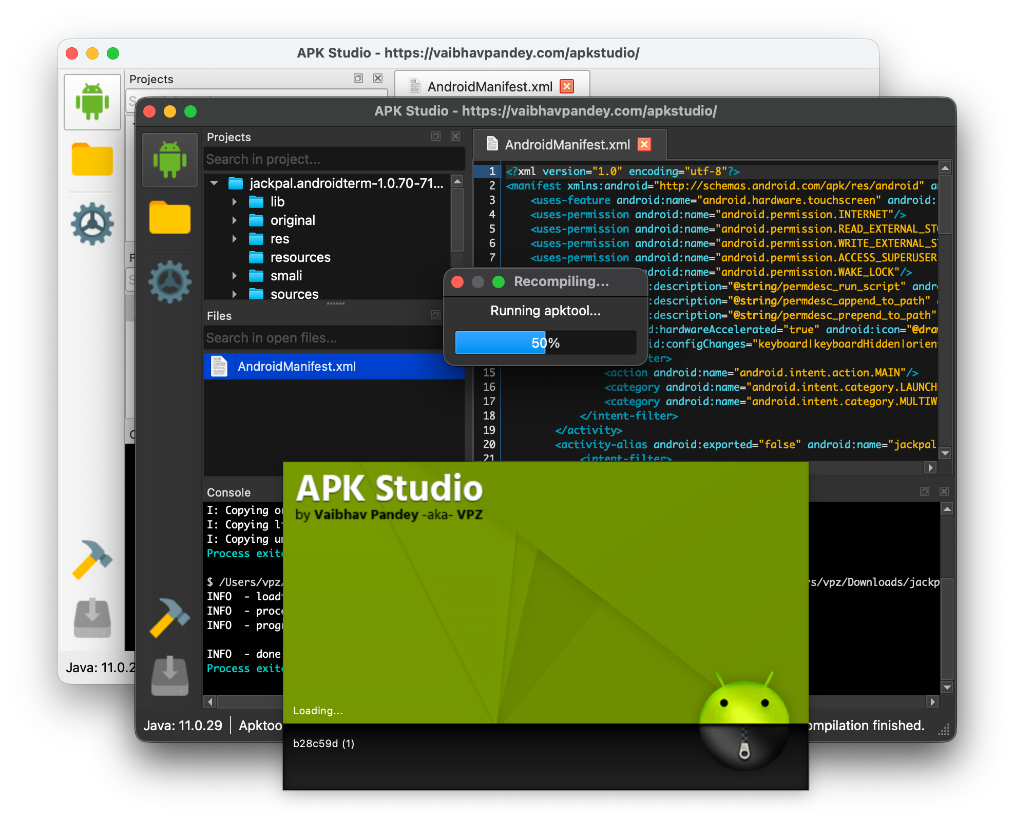 APK Studio interface