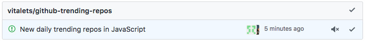 Notification example